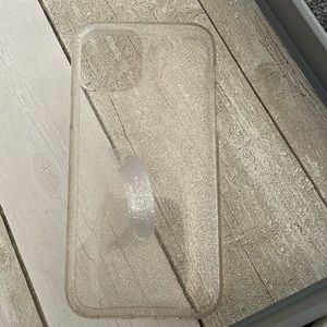 Clear Sparkly Loopy Case IPhone 12/12Pro